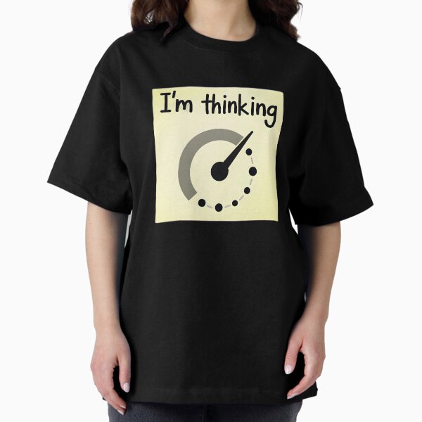 Item preview, I'm Thinking Sticker designed and sold by JossDesign15.