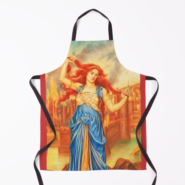 Item preview, Cassandra is a Pre Raphaelite Oil on Canvas Painting created by Evelyn De Morgan designed and sold by CristalleLisa.