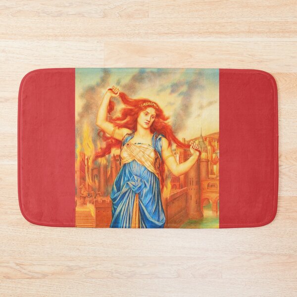 Item preview, Cassandra is a Pre Raphaelite Oil on Canvas Painting created by Evelyn De Morgan designed and sold by CristalleLisa.