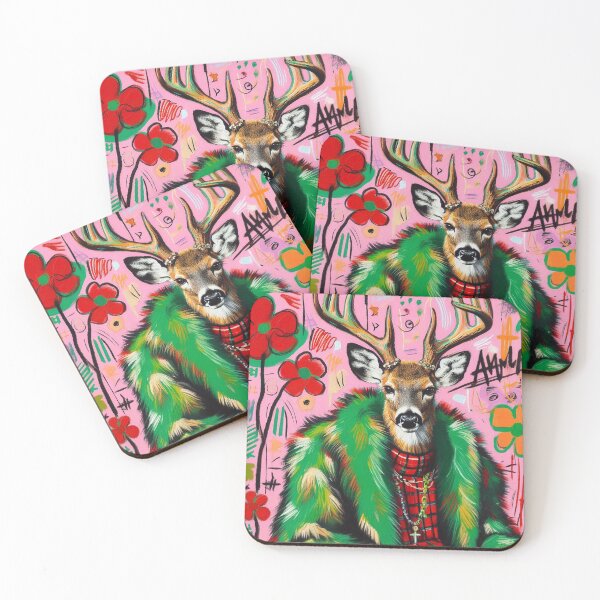Item preview, Dapper Deer in Green Fur designed and sold by zzz888.