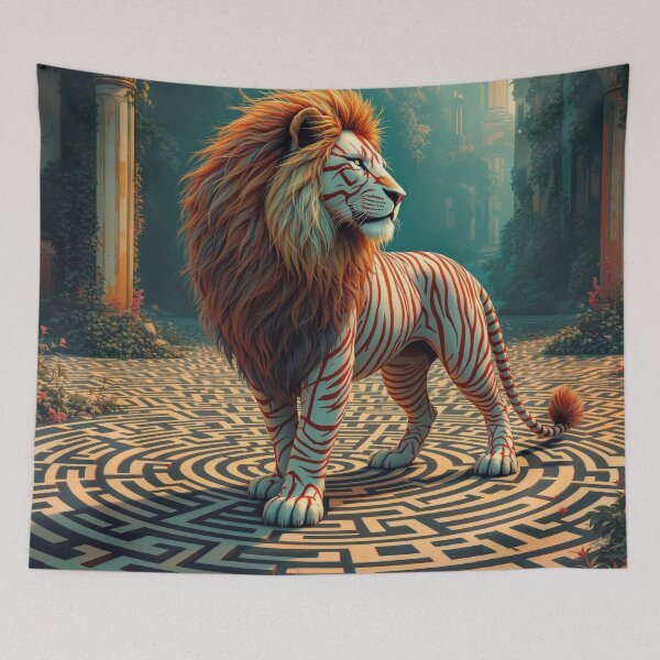 Item preview, Courtyard Lion designed and sold by HabitableMoons.