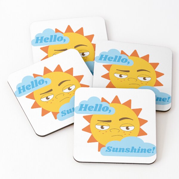 Item preview, Hello, Sunshine! designed and sold by DreamyWeasel.