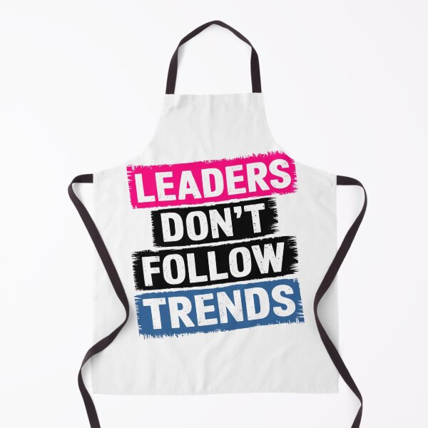 Item preview, Leaders Don’t Follow Trends Motivational Quote designed and sold by Taans-Creation.