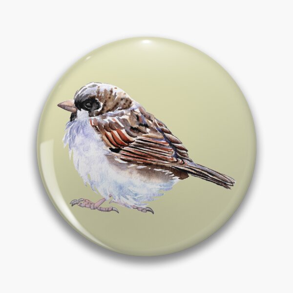 Artikelvorschau, Spatz Aquarell entworfen und verkauft von EwieEnte.