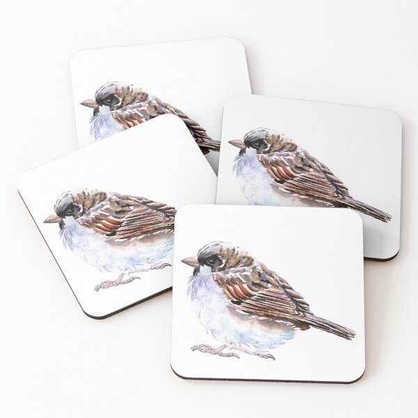 Item preview, Spatz Aquarell designed and sold by EwieEnte.