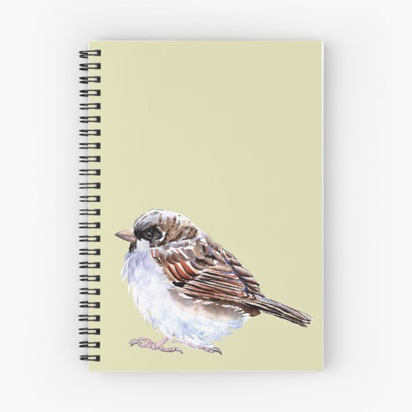 Artikelvorschau, Spatz Aquarell entworfen und verkauft von EwieEnte.