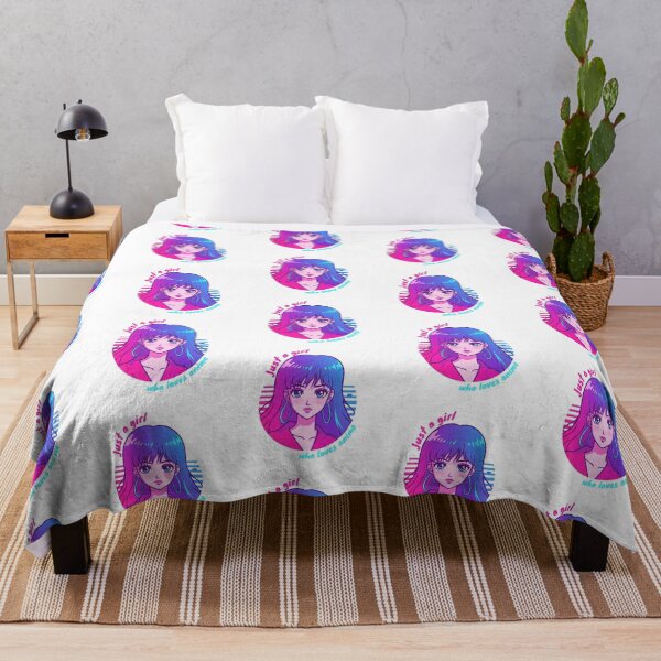 Item preview, Just a girl who loves anime designed and sold by Tw1nsAIArt.