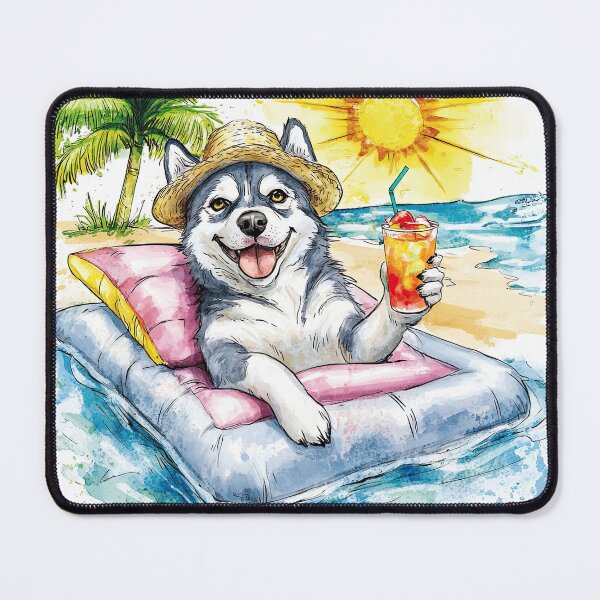 Item preview, Pug Life: Beach Edition designed and sold by NelenaArt.