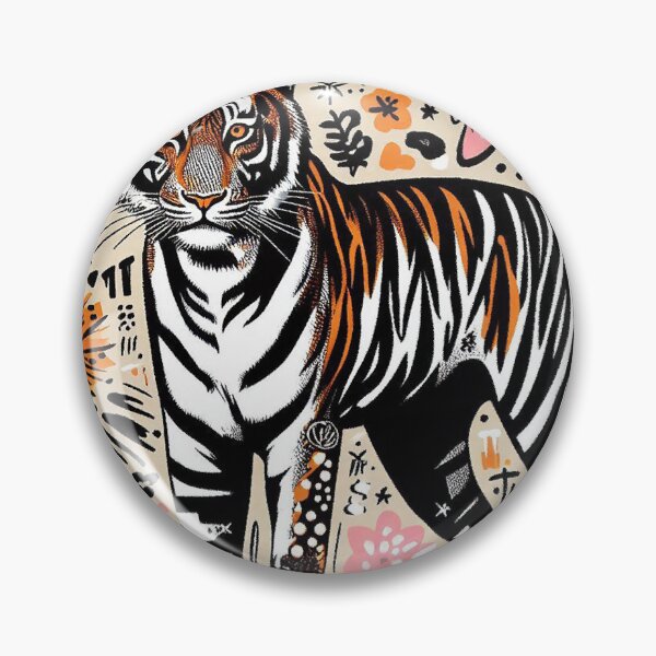 Item preview, Floral Tiger Majesty designed and sold by zzz888.