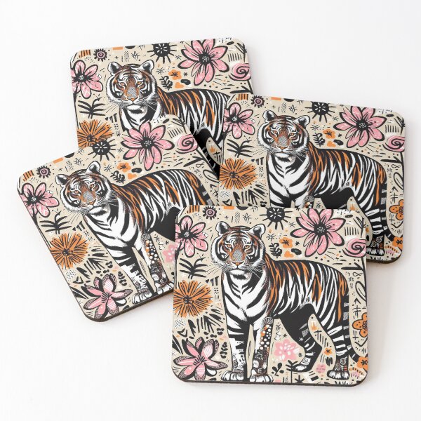 Item preview, Floral Tiger Majesty designed and sold by zzz888.