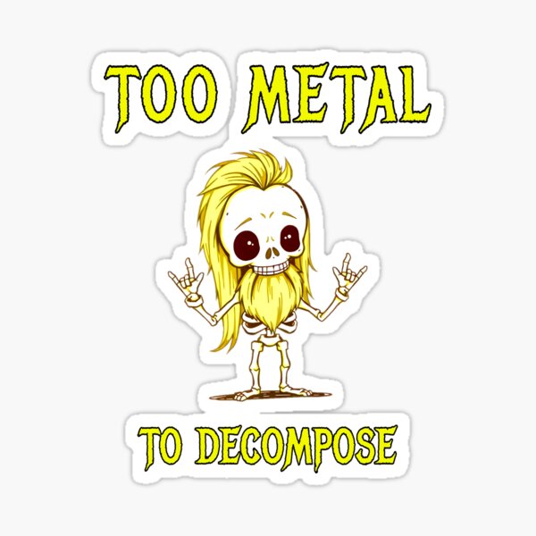 Eternal Metalhead - Yellow version Sticker