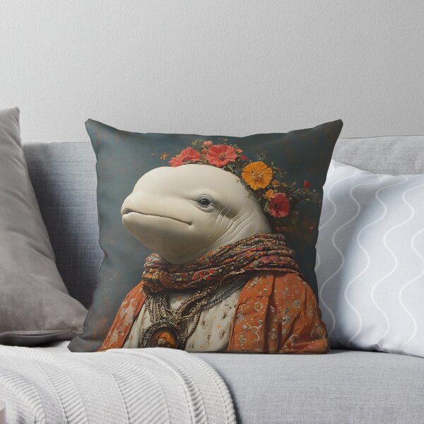 Artikelvorschau, Hippie Beluga Wal - Tierkunst entworfen und verkauft von Chrisjeffries24.