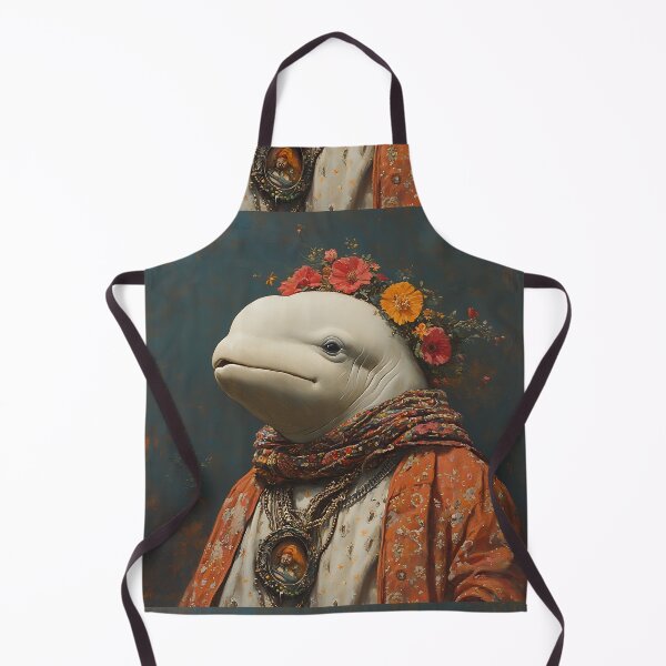 Artikelvorschau, Hippie Beluga Wal - Tierkunst entworfen und verkauft von Chrisjeffries24.
