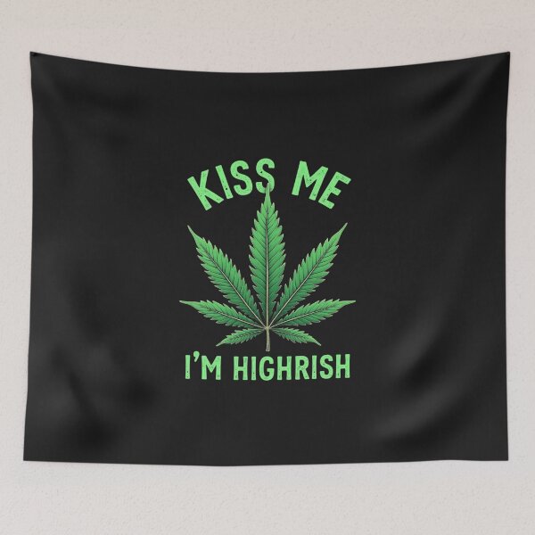 Item preview, Kiss Me I'm Highrish Funny St. Patrick's Day designed and sold by Alex Songs.