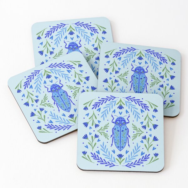 Item preview, Lovebug blue and green designed and sold by wackapacka.