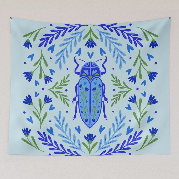 Item preview, Lovebug blue and green designed and sold by wackapacka.