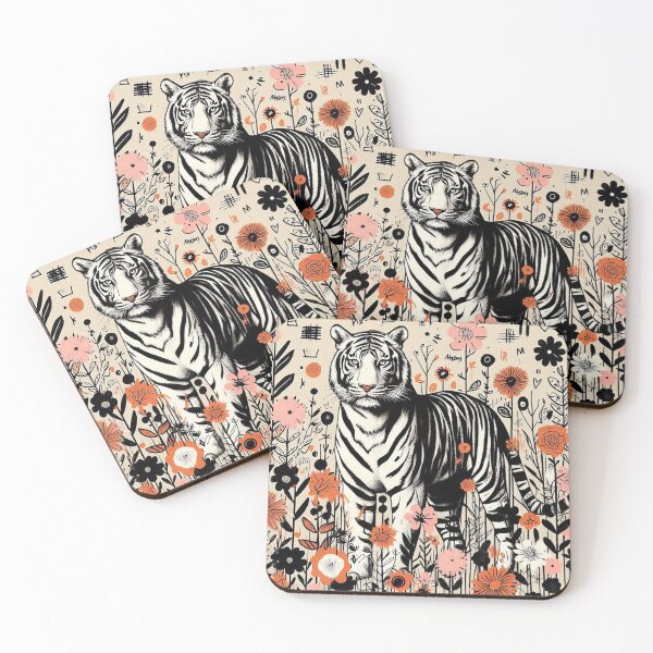 Item preview, Floral Tiger designed and sold by zzz888.