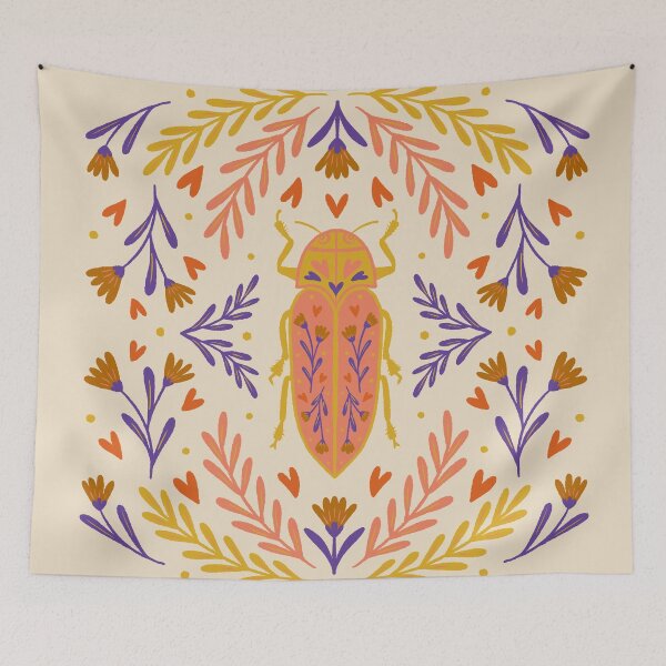 Item preview, Lovebug yellow and purple designed and sold by wackapacka.