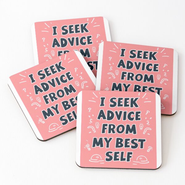 Item preview, "I Seek Advice from My Best Self: Unlocking Inner Wisdom & Clarity" designed and sold by IINSPIRA.