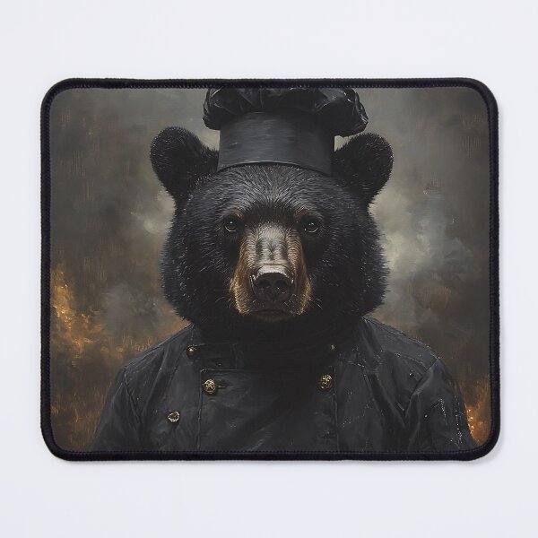 Item preview, Bear Chef - Animal Art designed and sold by Chrisjeffries24.