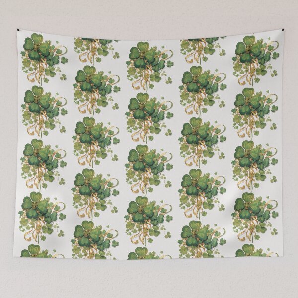 Item preview, Four leaf clover good luck shamrocks designed and sold by MendaciousMina.