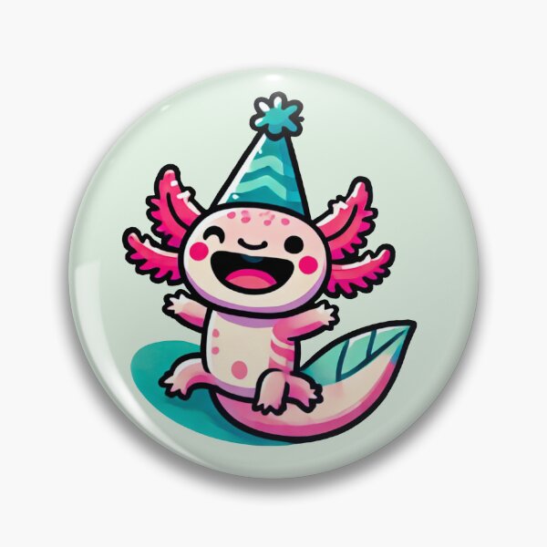 Item preview, Cute party axolotl designed and sold by Sophieonpluto.