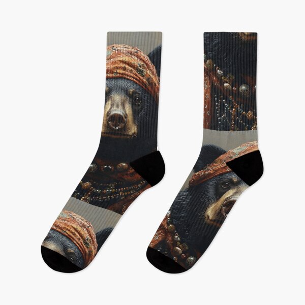 Item preview, Hippie Bear - Animal Art designed and sold by Chrisjeffries24.
