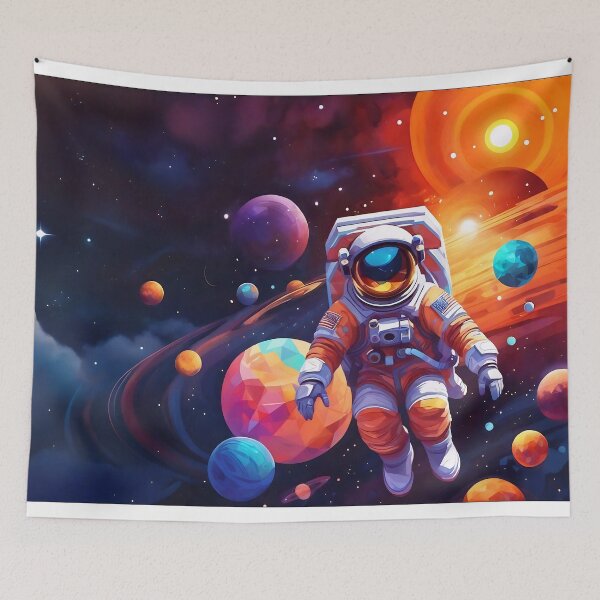 Item preview, Astronaut High in the Cosmos designed and sold by Niko Pantele.