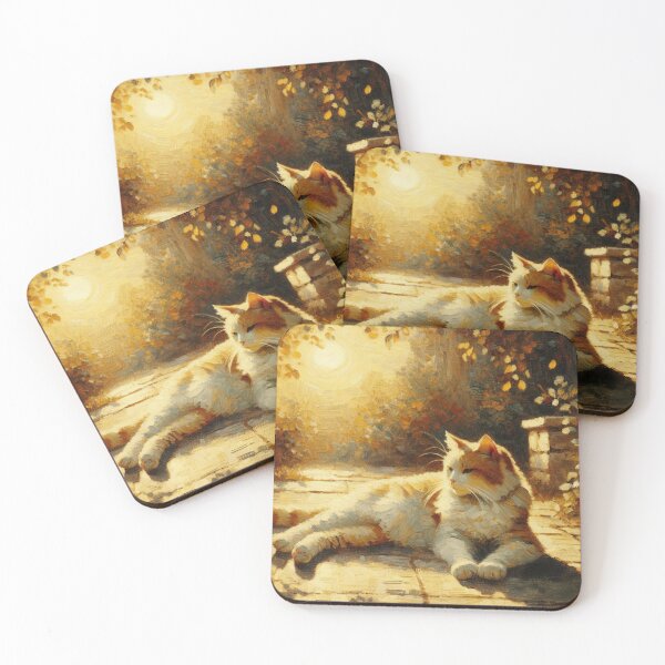 Item preview, Golden Afternoon: A Cat’s Serenity designed and sold by mustardseed-410.