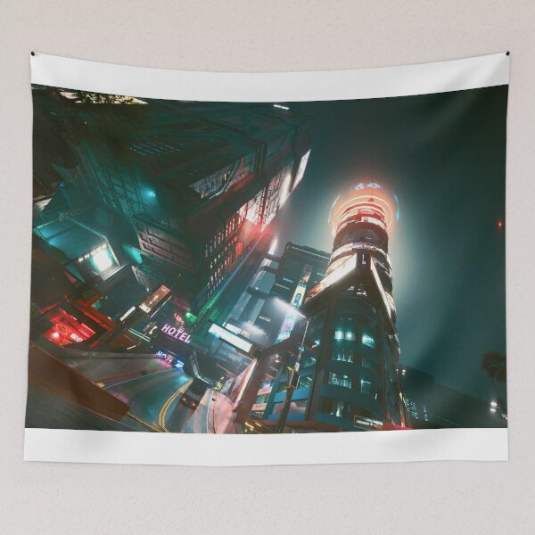 Item preview, cyberpunk city designed and sold by InGamePics.