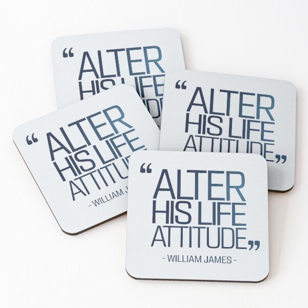 Item preview,  Positive Mindset Quote Wall Art – William James Inspirational Poster 2 designed and sold by TrendSh0p.