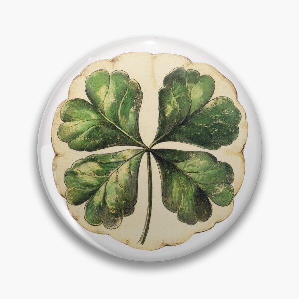 Item preview, Vintage Four leaf clover shamrock designed and sold by MendaciousMina.