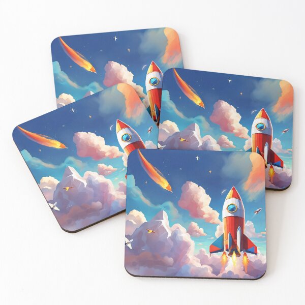 Item preview, Rocket Blasting Away to Cloud9 designed and sold by Niko Pantele.