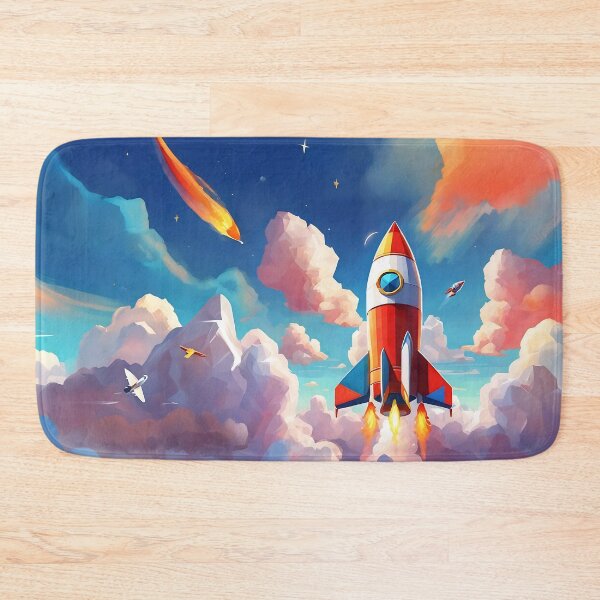 Item preview, Rocket Blasting Away to Cloud9 designed and sold by Niko Pantele.