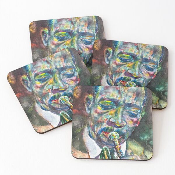Item preview, BLUE MITCHELL watercolor portrait .1 designed and sold by lautir.