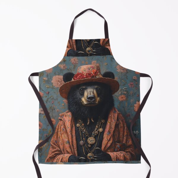 Artikelvorschau, Flower Power Hippie Bär - Tierkunst entworfen und verkauft von Chrisjeffries24.