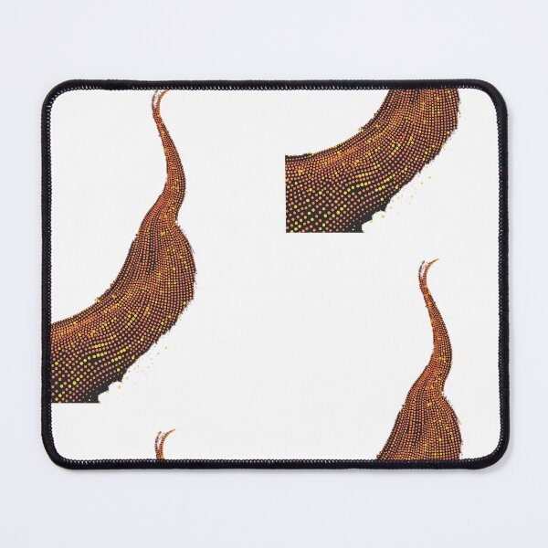 Item preview, Brown Curves Glowing Dots Colorful Abstract Digital Art designed and sold by ART ATTACK ZONE.