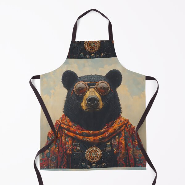 Item preview, Flower Power Hippie Bear - Animal Art designed and sold by Chrisjeffries24.