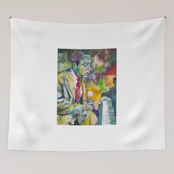 Item preview, BUD POWELL watercolor portrait .1 designed and sold by lautir.
