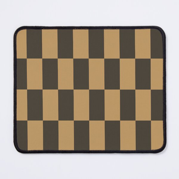 Item preview, Brown and beige geometric pattern with checkered rectangles designed and sold by by-jwp.