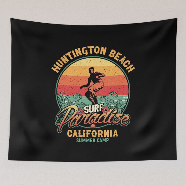 Item preview, Huntington Beach Surf Paradise Orange County California designed and sold by eclecTEEq.