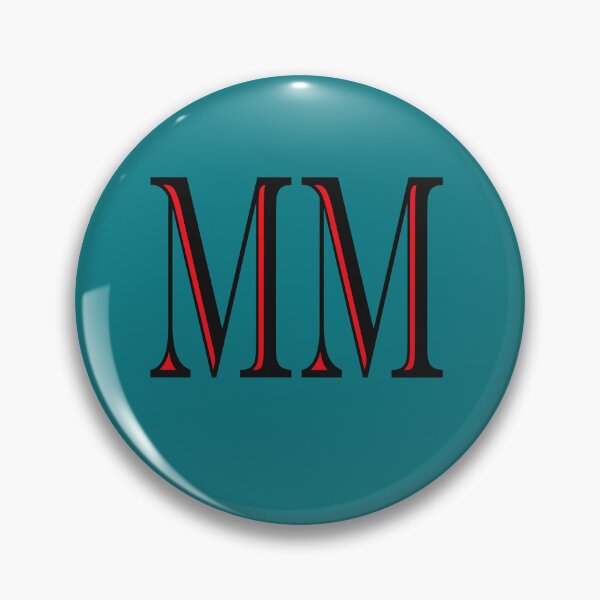 Item preview, THE LETTERS "M M" IN BLACK AND RED COMBINED designed and sold by solgel47.