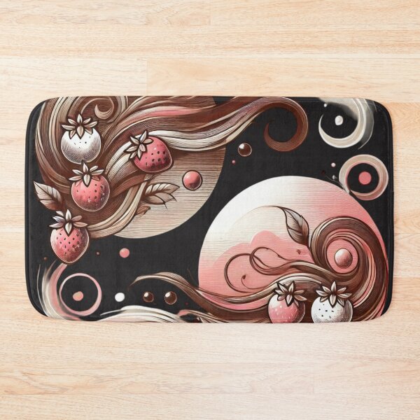 Item preview, Strawberry Swirls Yin-Yang Harmony designed and sold by Desireehaz.