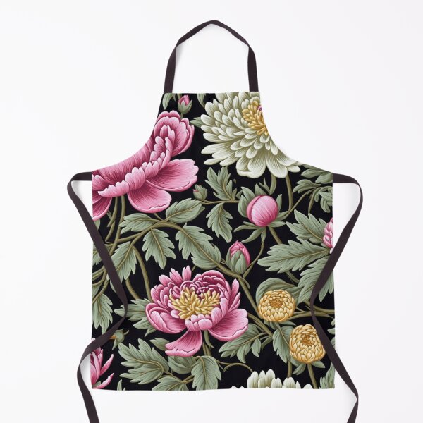 Item preview, Blossom trees with rose, peony, chrysanthemum. Jacobean embroidery style designed and sold by Giuseppe Cammino.