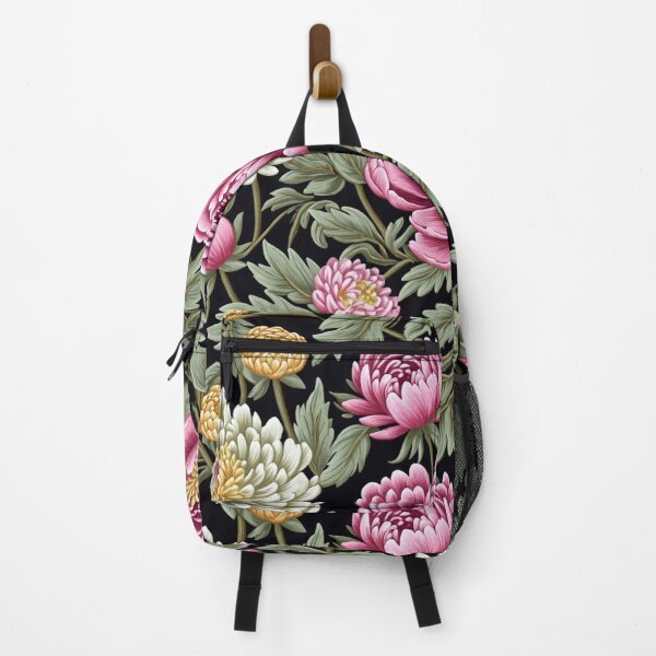 Item preview, Blossom trees with rose, peony, chrysanthemum. Jacobean embroidery style designed and sold by Giuseppe Cammino.