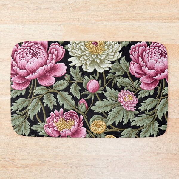 Item preview, Blossom trees with rose, peony, chrysanthemum. Jacobean embroidery style designed and sold by Giuseppe Cammino.
