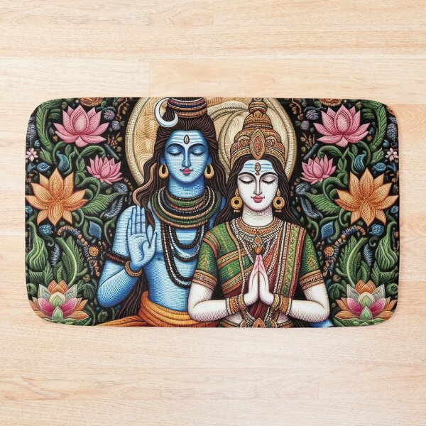 Item preview, Lord Shiva, Goddes Shakti, Divine Garden designed and sold by ApproachingZion.
