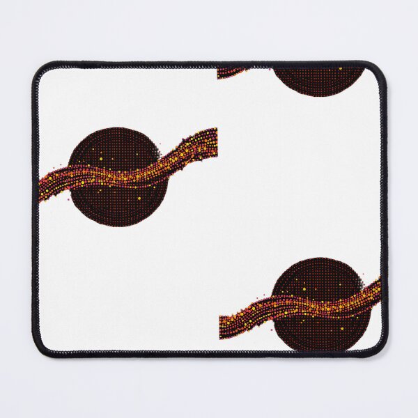 Item preview, Four Glowing Dots Colorful Abstract Digital Art designed and sold by ART ATTACK ZONE.