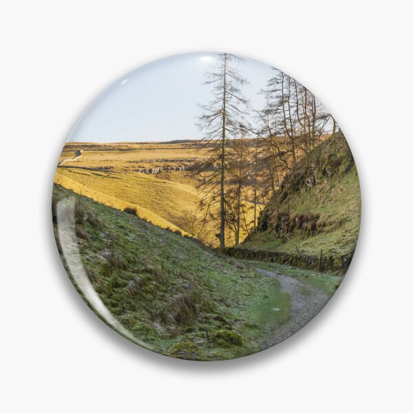 Item preview, Ingleborough, North Yorkshire, UK, moss covered gorge looking towards the sunlit Dales designed and sold by EDHPhotography.