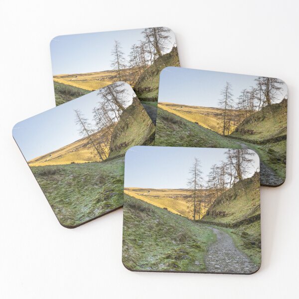 Item preview, Ingleborough, North Yorkshire, UK, moss covered gorge looking towards the sunlit Dales designed and sold by EDHPhotography.